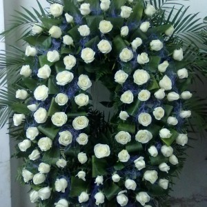 Funeraria Pardo - Corona de rosas
